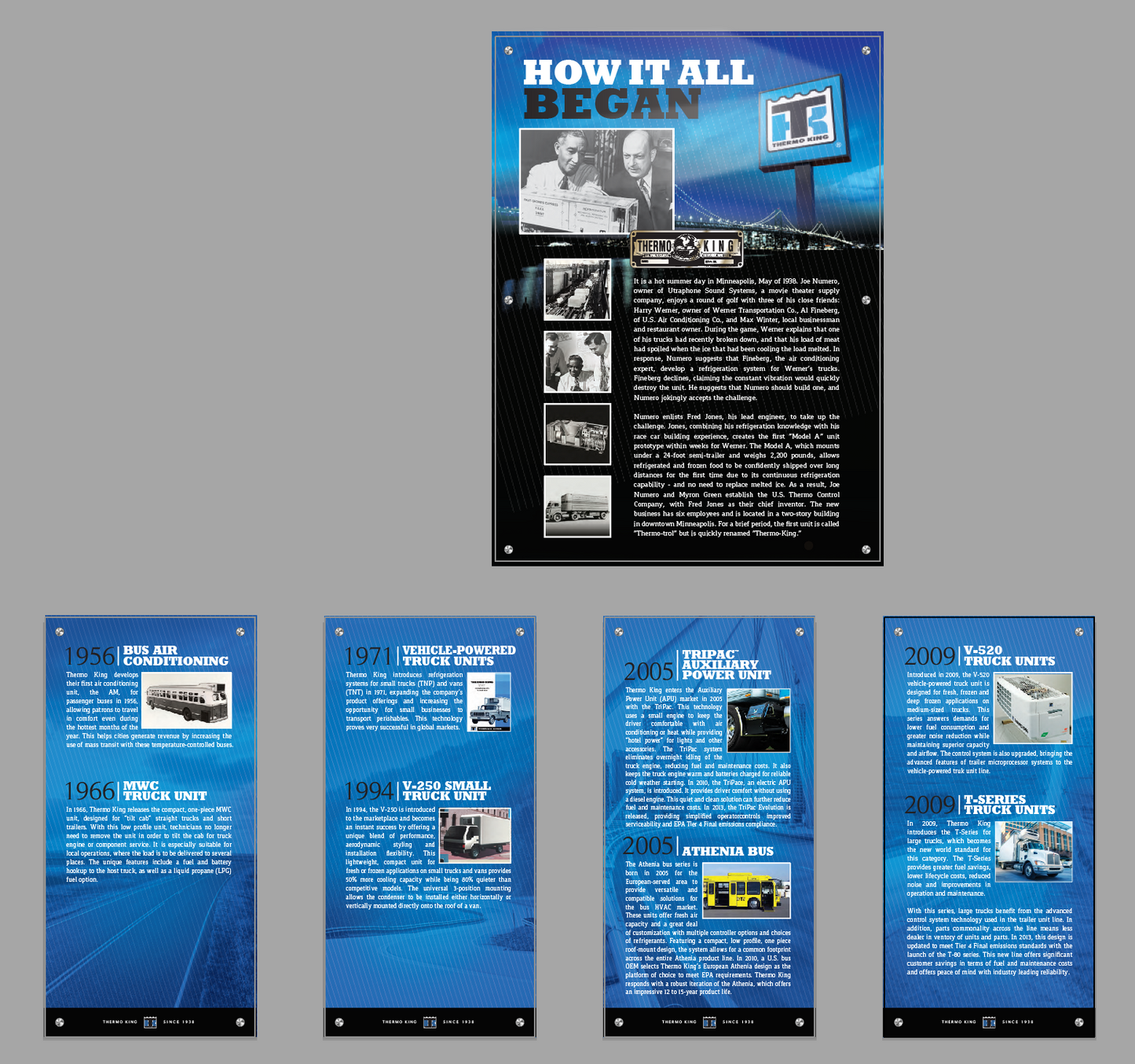 Thermo King History Panel Wall